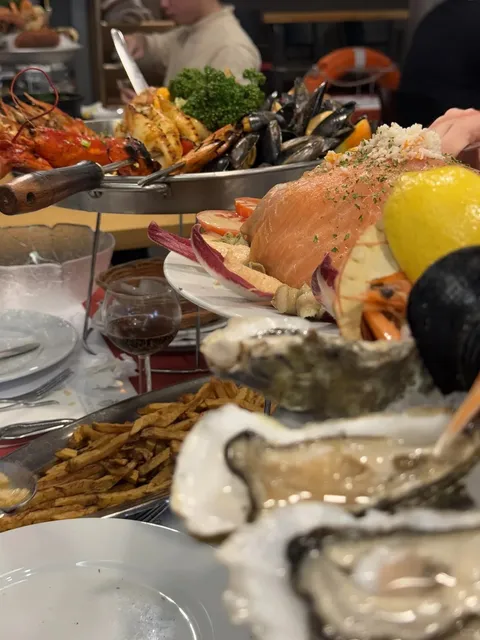 Eating Portuguese Seafood in Paris (We couldn't finish it all!)