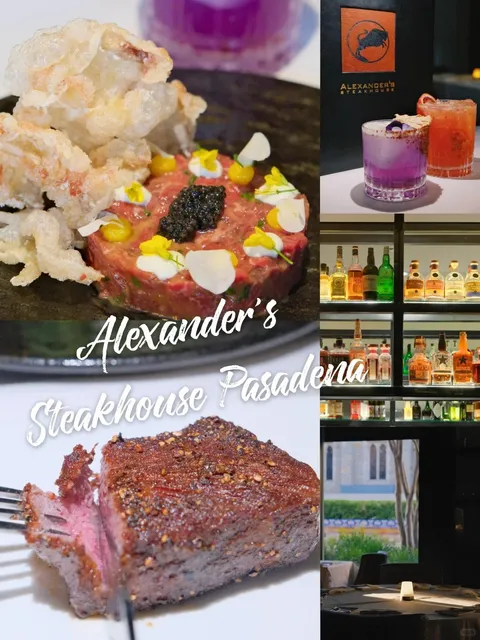 🥩 Alexander’s Steakhouse - Pasadena’s Time-Travel Date Night!​​ 🎩✨