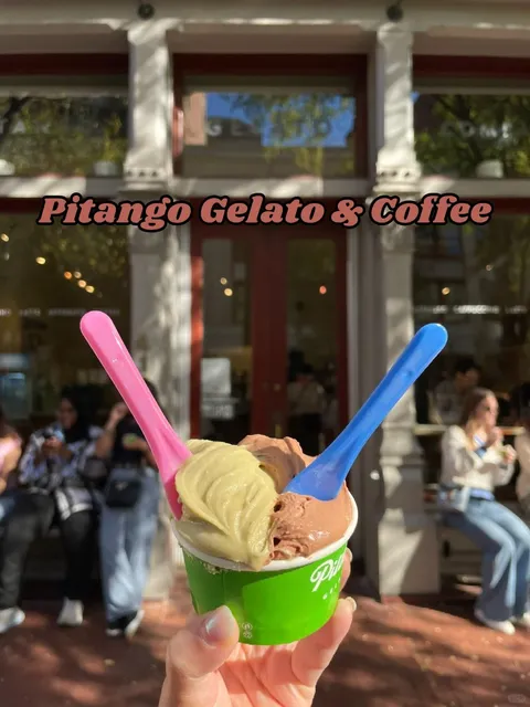 Pitango Gelato in DC 🍦｜A Must-Try Italian Gelato Spot! 🇮🇹✨