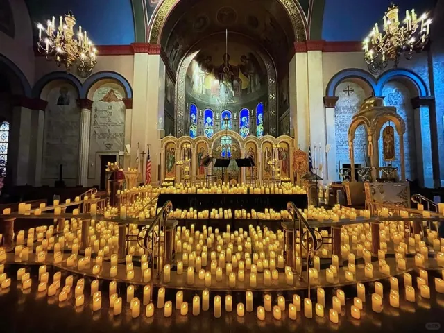 Where Classical Meets Coldplay in a Glow-Up Church​​ 🎻🕯️