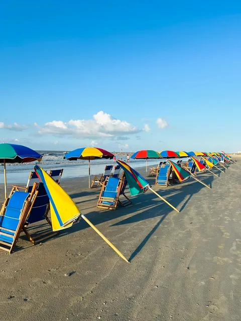 🌅Houston Seaside: Galveston Sunrise + Old Town + Ferry Ride
