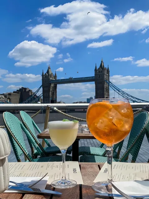 A particularly interesting Tower Bridge restaurant in London.