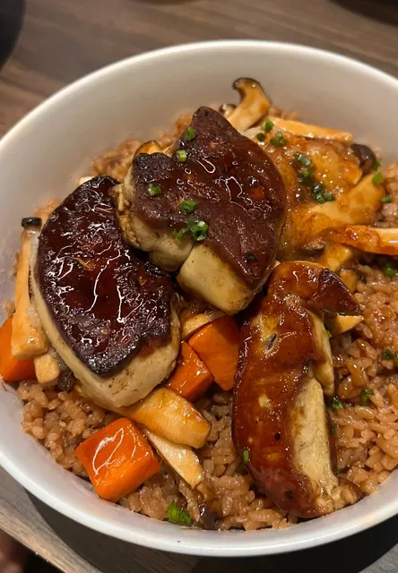 Big Bowl of Foie Gras Rice ~ In Vancouver