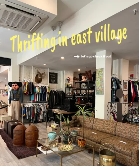 🌟🛍️ The Chicest Thrift Shop in East Village NYC: Cure Thrift Store 
