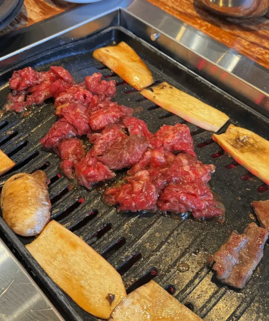 No ceiling, just down to earth Korean Garden Korean barbecue