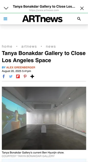 Signs of Contraction Reappear in Los Angeles Gallery Ecology 🎨📉