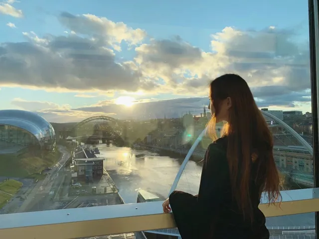 Newcastle, this slightly tipsy city