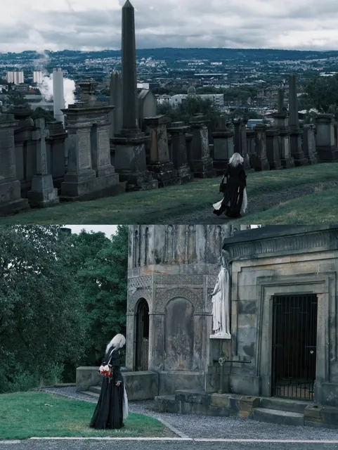 🇬🇧🪦 Glasgow Necropolis: Where Gothic Melancholy Meets Cinema