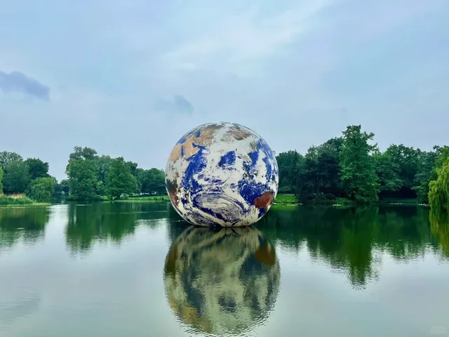 🇩🇪 Hannover's Floating Earth: A Must-See Spectacle!👀
