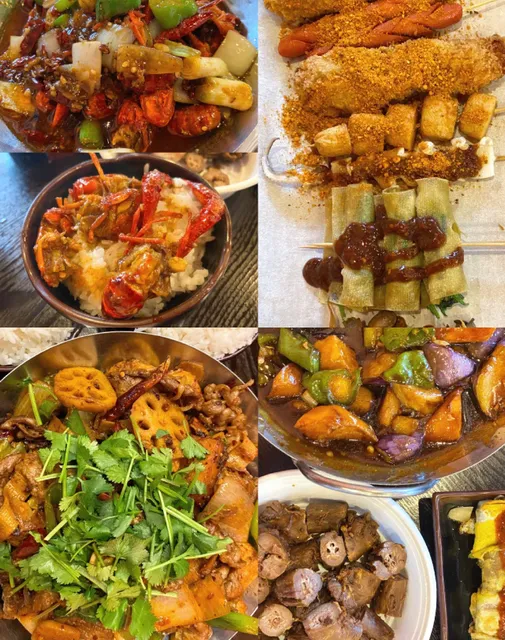 Sichuan prawns with spicy and grilled cold noodles!