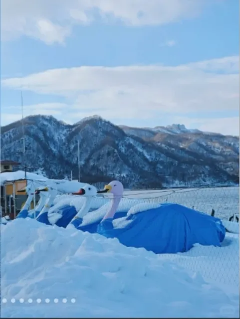 Lake Toya in Hokkaido 🌸