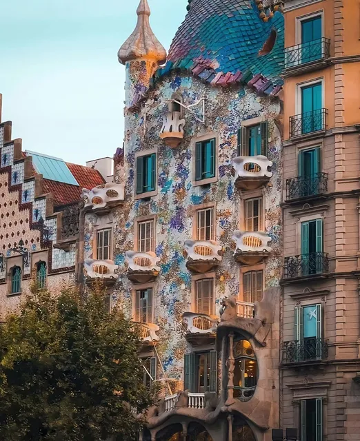 The special building in Barcelona