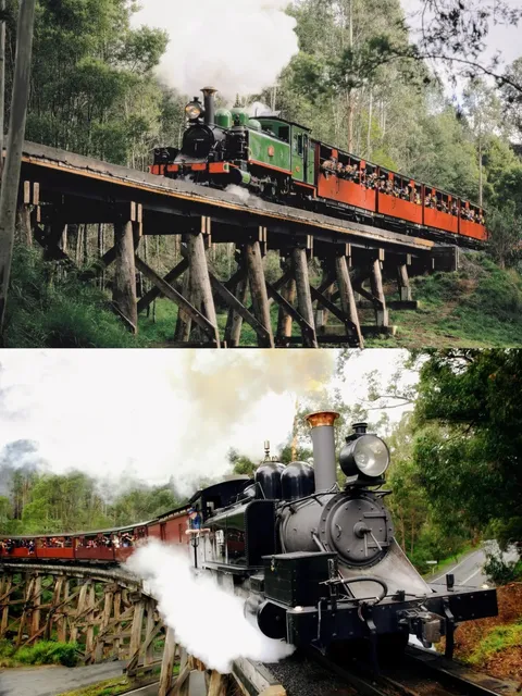 You Must Ride Australia’s Oldest Steam Train in Melbourne