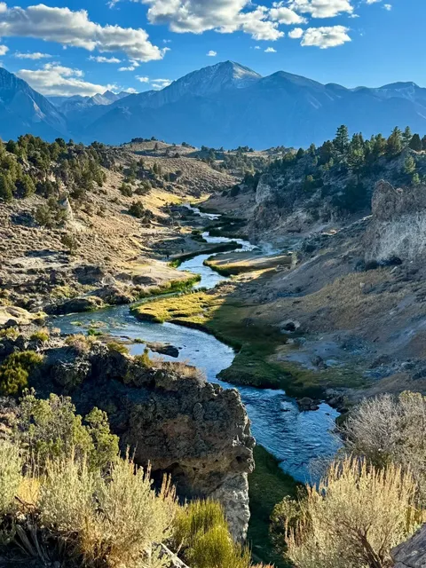 California Highway 395 Autumn Tour 🍂 | Hot Creek