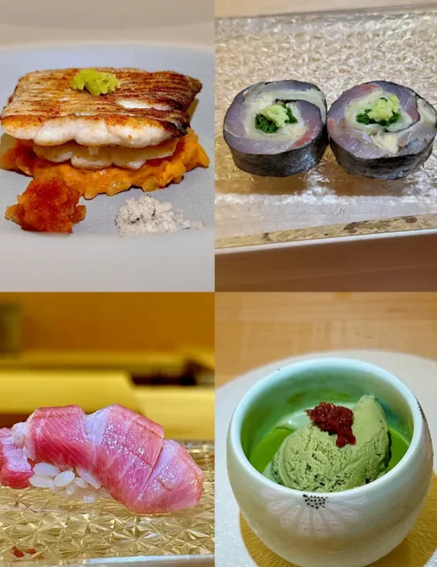 New York 5.0 riverside omakase🍣 It's hard to explain how happy it is