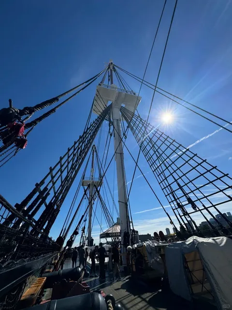 A Glimpse into American History: USS Constitution in Boston 🇺🇸⛵