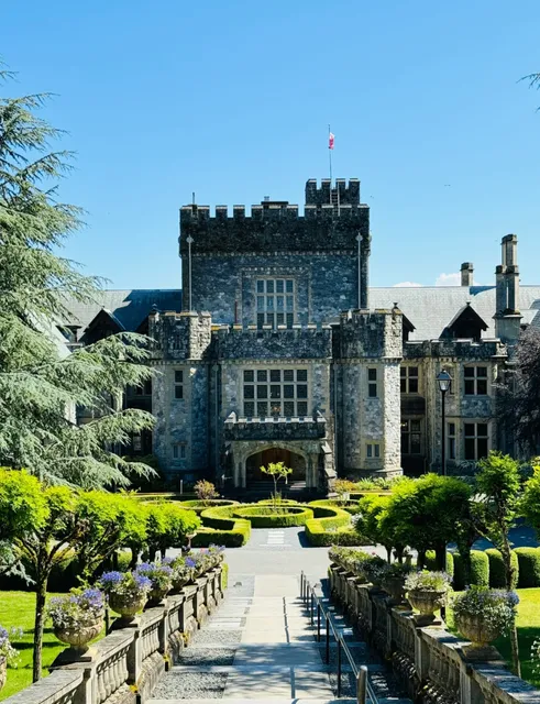 Hatley Castle: Where X-Men Met Peonies in a Seaside Fairytale  