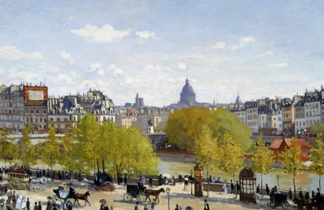 Quai du Louvre Monet’s Impression and the Fluidity of Paris