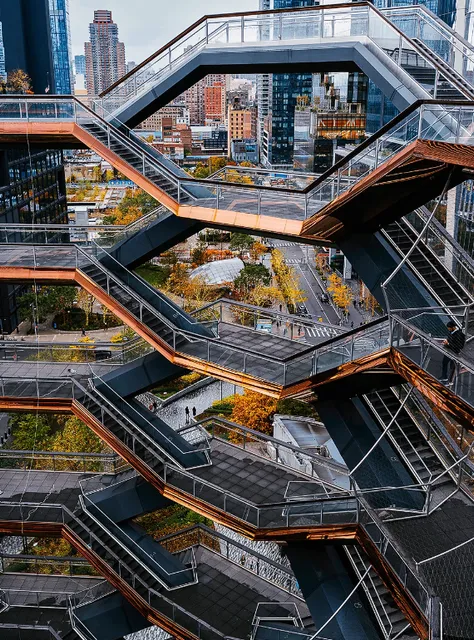 The Vessel (Pinecone-Shaped Architecture) – Hudson Yards 🌟