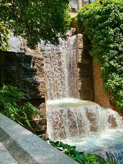 New York | Greenacre Park: A Hidden Urban Waterfall in the Midst of th
