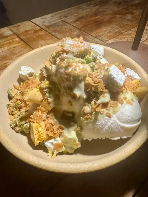 Rooftop sunset, sleep down below