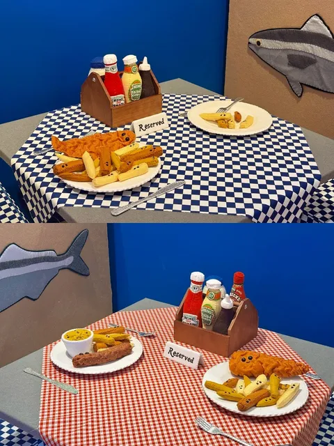 🐟 London Pop-Up | The Most Adorable Felt Fish & Chips Shop! 🍟✨  