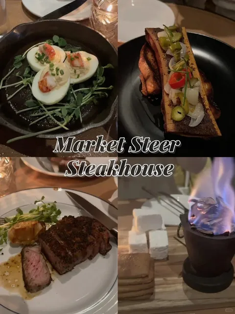 Market Steer Steakhouse｜Santa Fe 🥩✨
