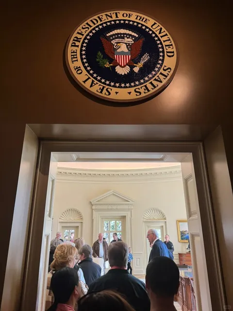 Step into the "White House" at the George W. Bush Presidential Museum 