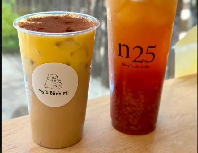 Highly level vietnamese coffee shop in NY--N25 Nitro Tea