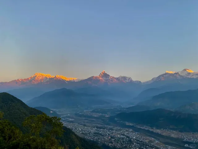 📍 Pokhara ~ Sarangkot Fishtail Peak Sunrise Viewing Platform