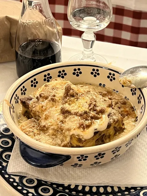 Stumbled into a local place and discovered the best lasagna of my life