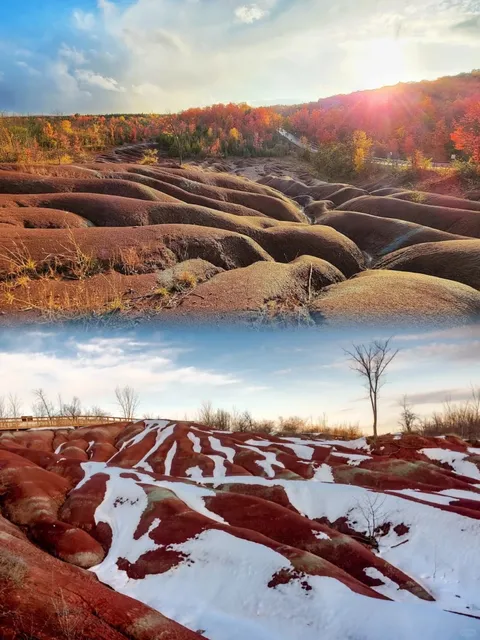 Toronto | New Weekend Getaway Options Near Toronto: Danxia Landforms and Red Desert