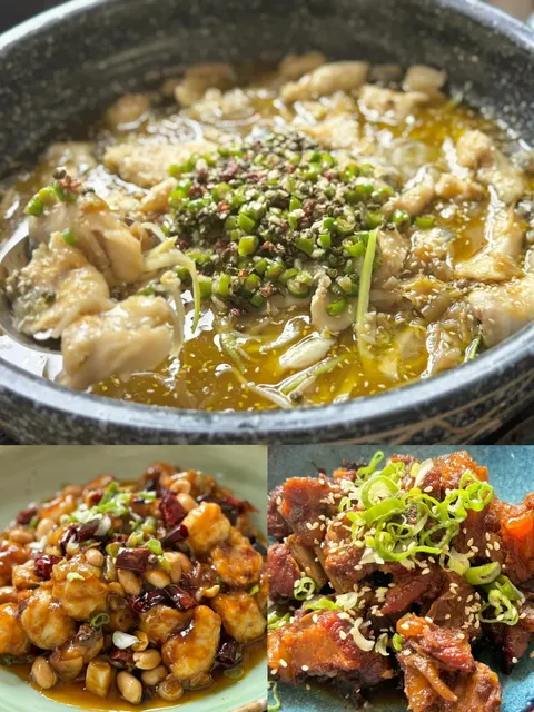 Sichuan-Style Shrimp Balls 🦐 & Spicy Green Pepper Fish 🐟​​