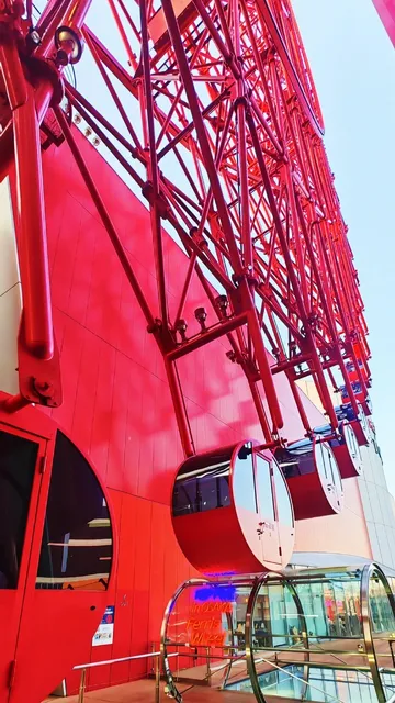 Osaka's Must-Do: The Hep Five Red Ferris Wheel 🎡  