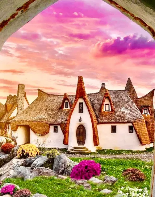 🏰 Valea Zanelor Clay Castle: Romania’s Real-Life Hobbit House