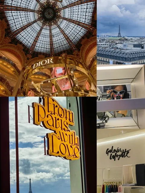 The Best Observation Deck at Galeries Lafayette Paris!!!