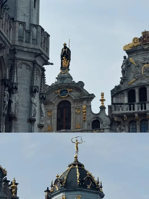 Remember to Look Up at the Brussels Grand Place!