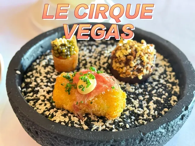 Visited Le Cirque in Vegas! 🎪✨