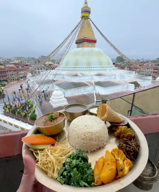 What a stunning meal in Kathmandu!