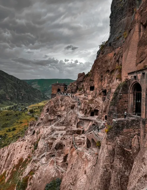 Georgia's Vardzia Cave Complex 🌍️