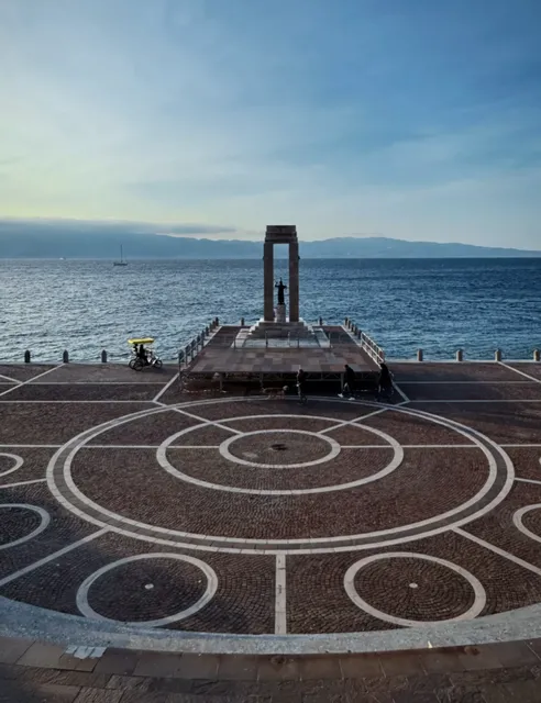  Standing on Italy's Toe, Gazing at Sicily