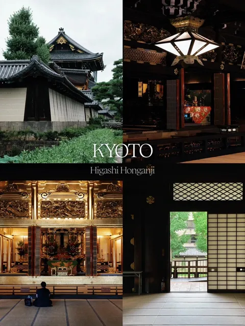 Kyoto | The Black and Gold Beauty of Higashi Hongan-ji 🌟