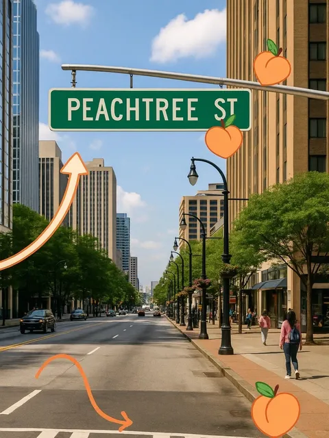 Why Is Atlanta Full of "Peachtree"? 🍑