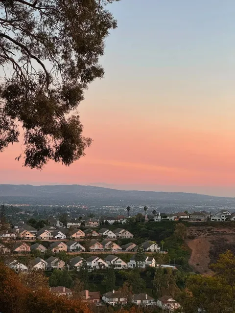 Watching a sunset and having a beautiful meal on a mountaintop in LA! 