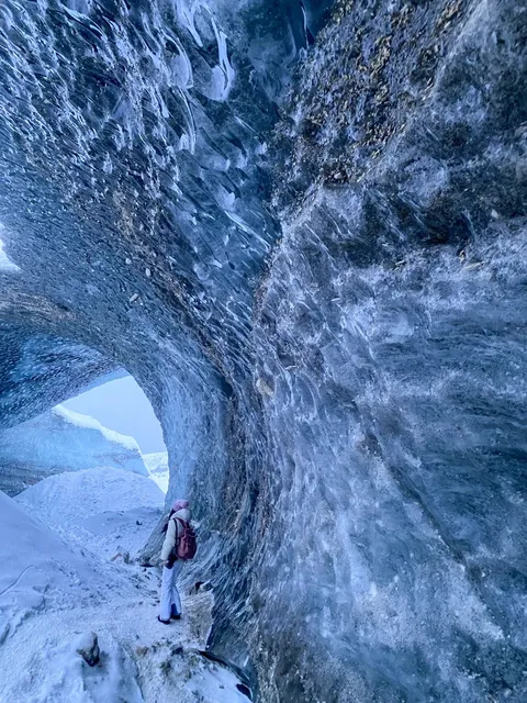 Alaska Castner Glacier Ice Cave!🧊