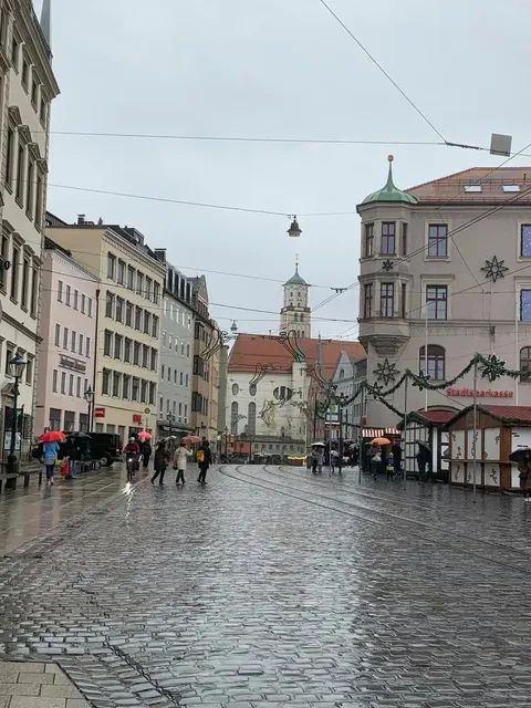 Augsburg, Germany 🌧️🚂