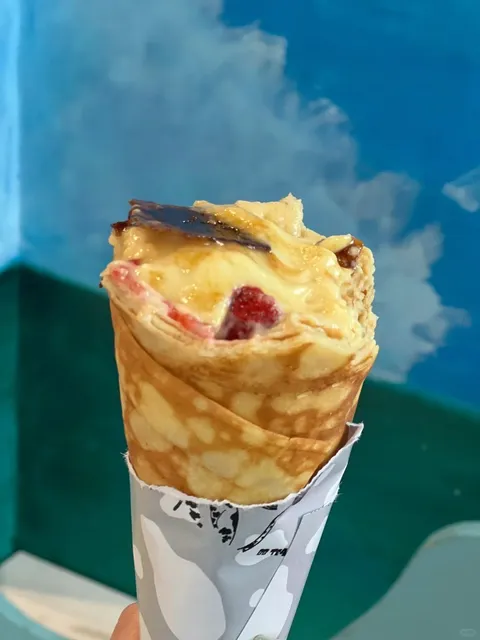 Visited San Francisco 🧈 Caramel Brûlée Crepe