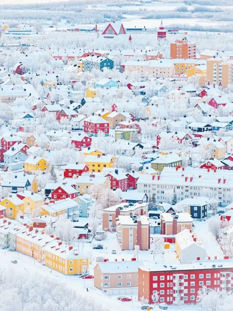 Beauty at the Edge of the World ❄️ Kiruna, Sweden is a Winter Fairytal
