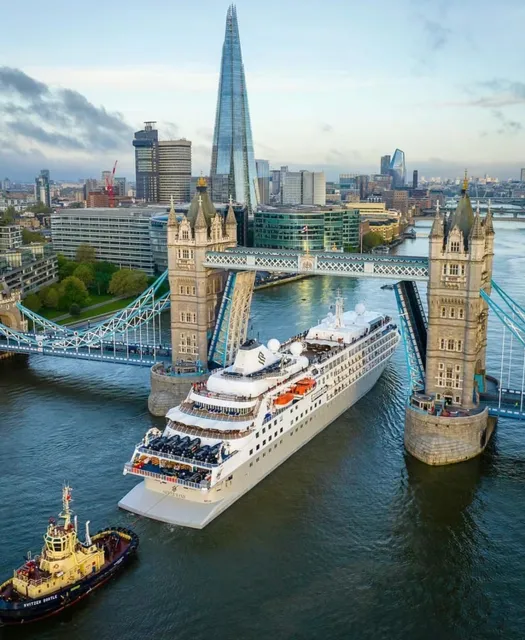 Walking above The Thames River