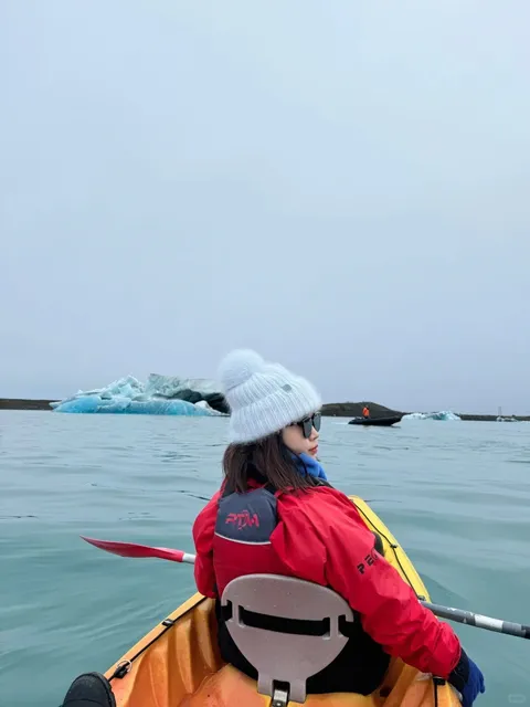 Kayaking in Iceland's Glacier Lagoon